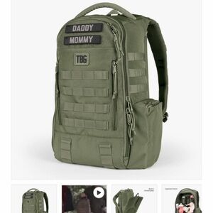 Tactical Baby Backpack - Olive Green